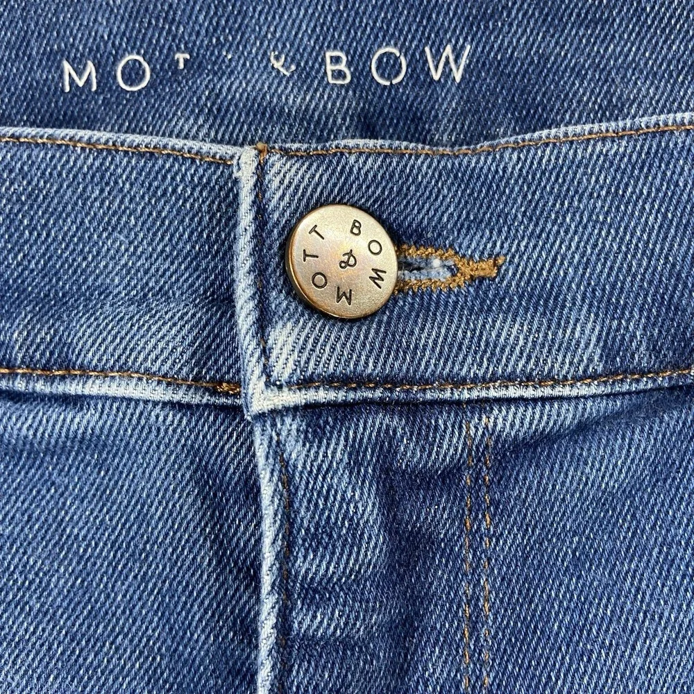 Mott & Bow Jeans Mens 35x29 Slim Fit Denim Stretch Blue Casual Modern Preppy
